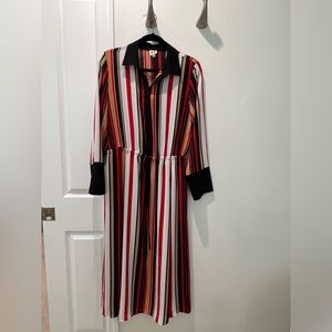 Anne Klein striped dress, size 12